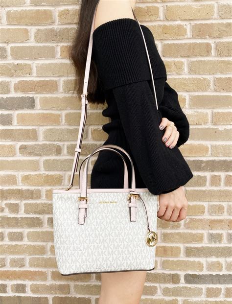 michael kors jet set top zip|Michael Kors tote set.